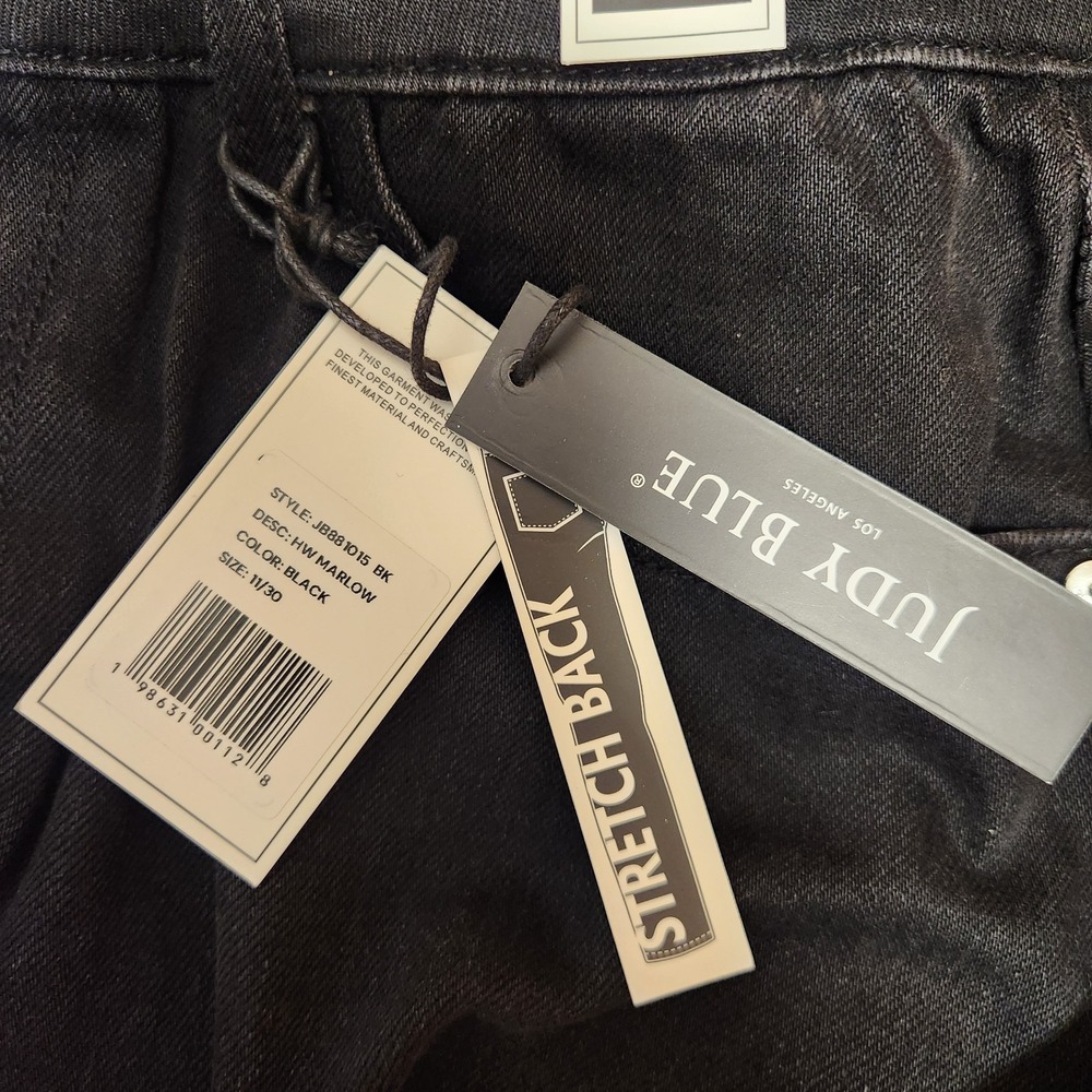 NWT Judy Blue Marlow Arc Rigid Magic Black Women`s Jeans JB881015 Size 11/30 - Picture 11 of 12